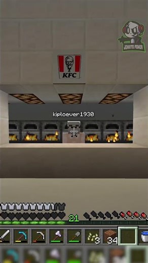 KFC in MINECRAFT🍗 (Spanish Parody) KFC IN SPANISH #shorts #minecraft