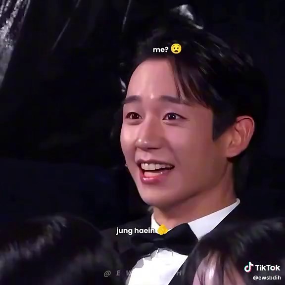 baru juga duduk 😭🤚🏻 #junghaein #haein #bluedragonawards #kdrama #kmovie #fyp