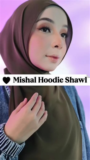 Tutorial Cara Pakai Tudung Shawl Misha