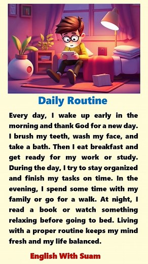 8.2K views · 269 reactions | Reading Practice #story #kidsstory #speaking #listening #writing #Reading #dailyuseenglishwords #idiomchallenge #idiomoftheday #motivational #motivation #idiomsinenglish #wordsmeaning #English #SpeakingVocabulary #vocabulary #urdu #basicvobulary #beginners #reading #writing #verbs #verbsinenglish #adverbsoffrequency | English With Suam | Facebook