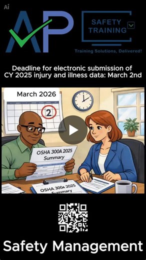 OSHA 300A Deadline Is Just One Week Away | AP Safety Training, Inc.