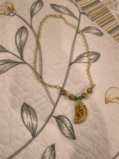 Lemon Necklace - Etsy