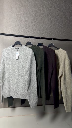 Knitted Crew-neck Sweaters At 750-/Taka. Heavy Knitt - | Riptide Denim