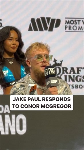 1.2K views · 9.7K reactions | Jake Paul responds to Conor McGregor’s comments calling him a ‘dweeb’ during yesterday’s Bare Knuckle Fighting press conference. “Lay off the cocaine, get in the gym, and start winning fights and then maybe we can have a conversation.” #PaulPerry #mma #boxing #ufc #jakepaul #conormcgregor #fight | MMA Knockout | Facebook