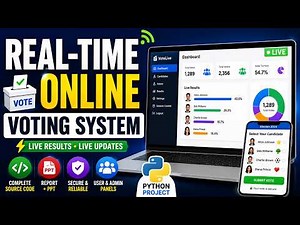 Build a complete Real-Time Online Voting System using Python, Flask & SQLite