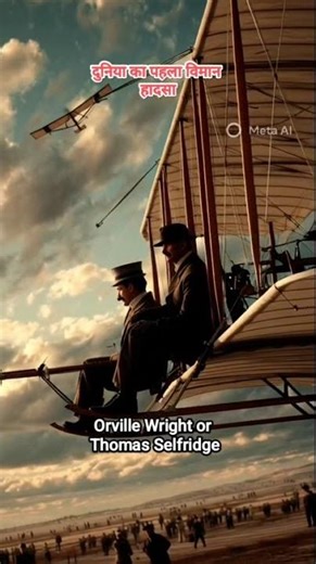 The First Plane Crash in the World #shortsfeed #facts #first