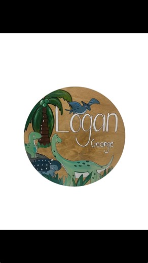 Hand Painted Nursery Sign | Step-by-Step acrylic painting