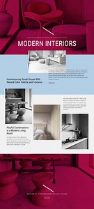 Modern Interiors - Template by Nicepage