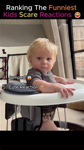 Ranking The Funniest Kids Scare Reactions 😂