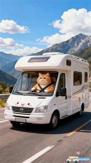 Extra Fluffy Van Life Adventures with an Orange Cat