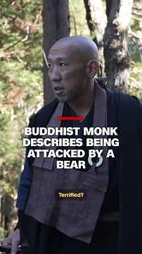 Buddhist monk describes being attacked by a bear