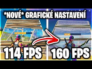 *NOVÉ* nastavení GRAFIKY ve FORTNITE