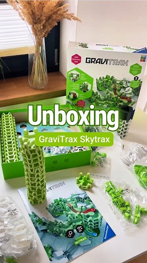 🎢 Build higher than ever, explore drive-through pillars, and create compact vertical structures that push the limits of gravity. 👉 Meet GraviTrax BASE SkyTrax, the newest addition to the GraviTrax family, built for vertical power and 100% compatible with your existing sets. 🚀 Ready to reach new heights? #GraviTrax #GraviTraxSkyTrax #STEMtoPlay #Ravensburger | Ravensburger