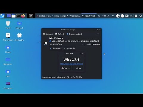 Wicd network manager on kali linux nethunter #android #nethunter #termux