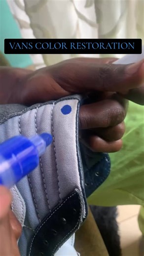 VANS Color Restoration We use fabric paint to restore color of your converse and Vans.
