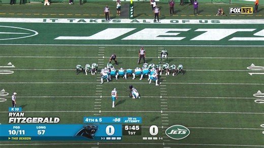 Ryan Fitzgerald's 30-yard FG opens the scoring vs. Jets