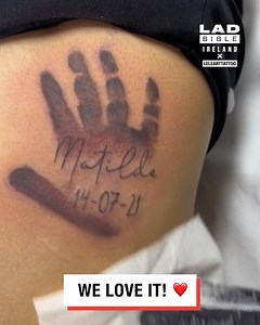 This baby handprint tattoo is genius 🖐👶 | LADbible Ireland