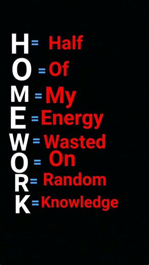 Full Form of Homework