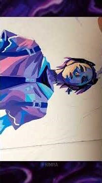 Clove(VALORANT) with acrylic markers #drawing #valorant #valorantart #clove #markers #acrylicmarker