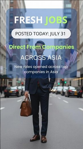 Looking for jobs in Asian Countries?