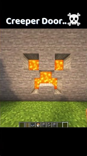 Minecraft Creeper Door 🙀