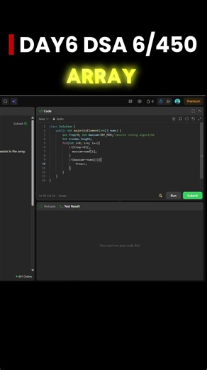 DAY6 DSA 6/450🥱 #codeeveryday #coding #codeadventure #codingjourney #450challenge #dsa