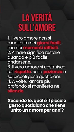 ❤️ La forza dell'amore vero #frasi #motivazione #frasiprofonde