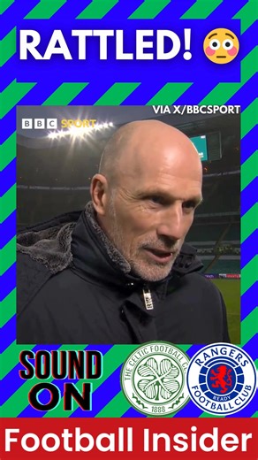 13K views · 58 reactions |  "Are you trying to get a reaction or something?"  Clement was raging at this BBC journalist's question after defeat v Celtic #RangersFC #Rangers #OldFirm | Football Insider | Facebook