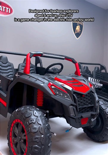 Perfect for those ready to step up from beginner model ride-ons!