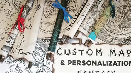 Map of Pyrrhia on Handmade Scroll, Inspired by Wings of Fire Book, Dragon Art - Etsy