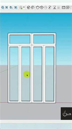 Create Windows in Seconds in SketchUp! 🔥 #architecture #3dmodeling #sketchup #designer