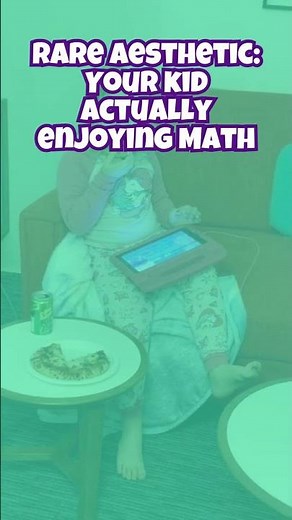 Rare aesthetic: your kid actually enjoying math📚With the AdaptedMind, it’s not rare at all #math