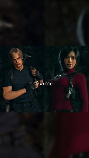 Resident Evil: Game vs Real Life Leon and Ada 💀 |