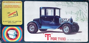 1925 Ford coupe hot rod -  Lindberg - T for Two - 1/25 scale