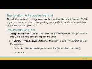 How to Mask Sensitive Values in JSON with Java, Regardless of Structure