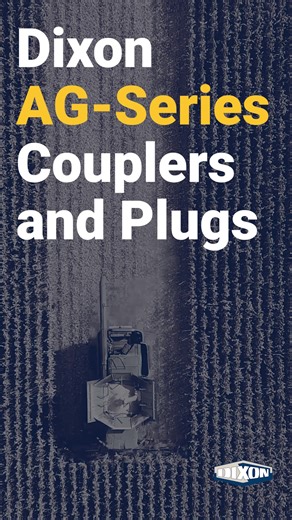 Dixon AG-series couplers and plugs deliver reliable, durable performance in tough applications like mobile equipment, snow plows, and agricultural machinery. They feature hardened steel components and user-friendly options like push-pull sleeves and a 1/2" plug that connects under pressure. | Dixon Valve