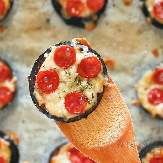 1.5M views · 138 reactions | LOW CARB, KETO mini eggplant pizzas are...