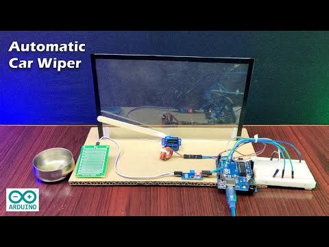 Automatic Rain Sensing Car Wiper || Arduino Projects #arduino #arduinoproject #arduinotutorial