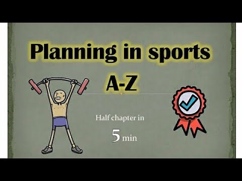 Planning in Sports | class 12 physical education || CBSE BOARD | PART 1