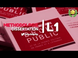 METHODOLOGIE DE LA DISSERTATION - Niveau L1