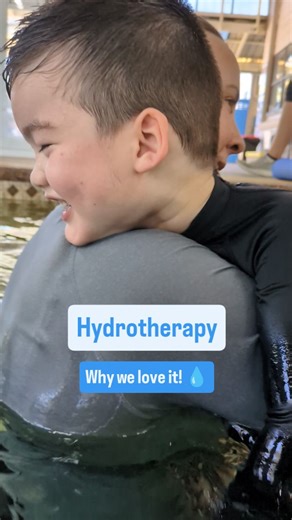Kids Therapy Spot (KTS) on Instagram: "Hydrotherapy - Why do we (and the kids) love it? 💧 Hydrotherapy is therapy completed in water! It typically uses warm water to help muscles relax, reduce joint stiffness, and make movement easier 👀 This allows us to work on mobility, strength, balance, gait, and endurance while supporting confidence and improving movement quality 💪 + Who doesn't love playing in the water 💦✅"
