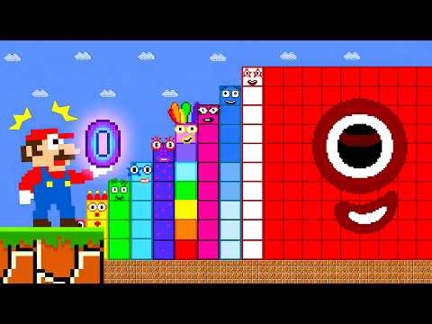 Mario and Numberblocks 1: Land of the Giants Mix Level Up | Game Animation