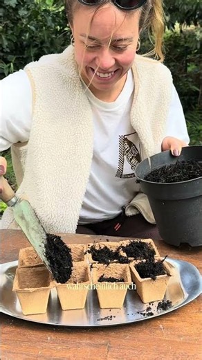 Labeling plants with die-cut letters #die-cut letters #diy #garden