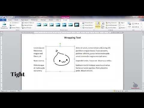 Menggunakan Wrapping Text Pada Microsoft Word