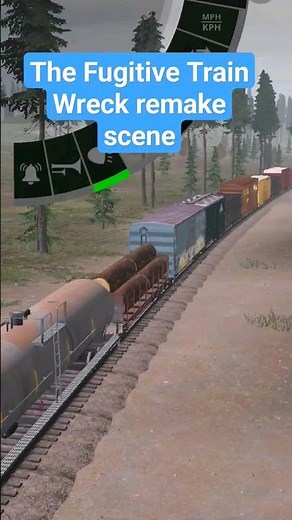 The Fugitive 1993 Train remake scene