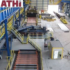 [Hot Item] Shot Blasting Peening Machine and Spray Painting System for Steel Sheets Sections Beam