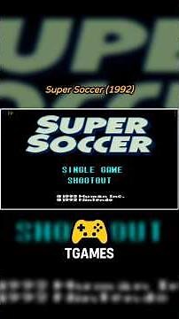 Super Soccer (SNES) 🎮 [1992] #retrogaming #retrogames #videogames #games #console #arcade #gaming