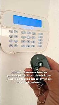 How to program a DSC Neo Series wireless keychain using an icon keypad