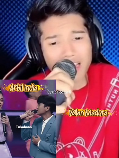 Satu lagu dua bahasa versi India dan Madura Arbil dan Valen kerren👍 #reels #fyp | Syaiba Comeel
