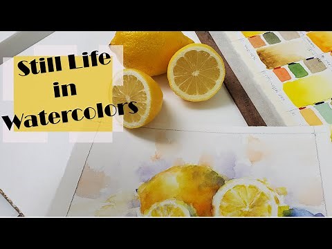 Still life watercolor tutorial